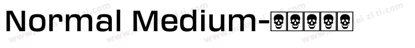 Normal Medium字体转换